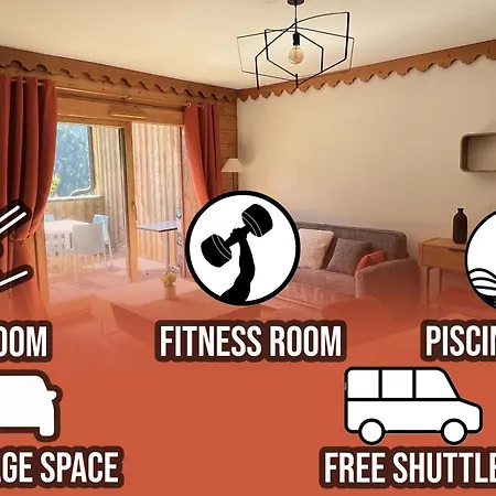 Vue Exceptionnelle, Piscine, Spa, Fitness * La Plagne
